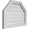 Ekena Millwork Octagonal Top Surface Mount PVC Gable Vent w/ 2"W x 1-1/2"P Brickmould Frame, 26"W x 20"H GVPOT26X2002SF - alternate 2